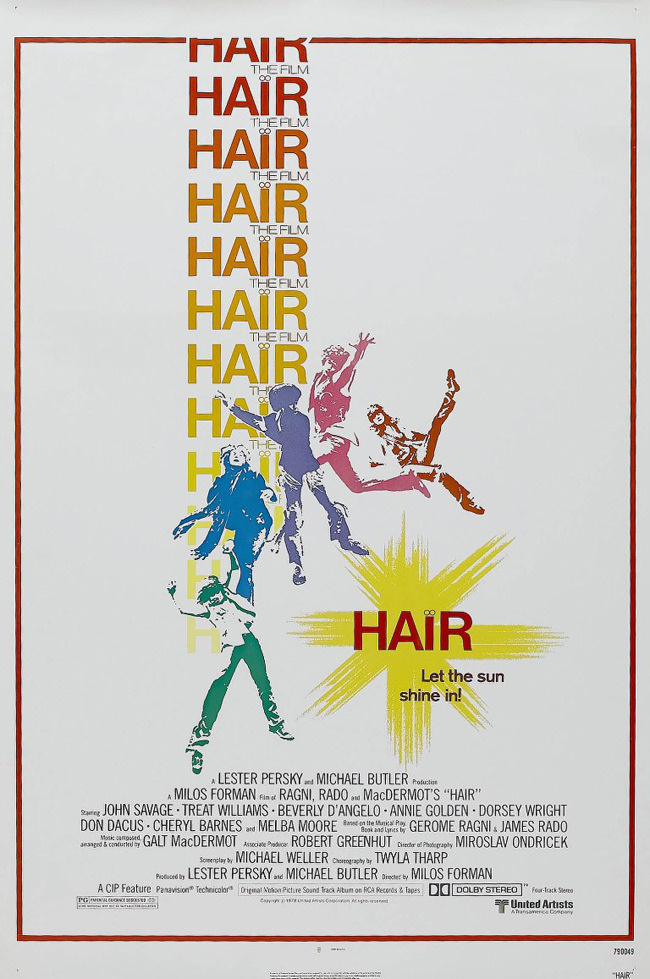Affiche Hair de Milos Forman
