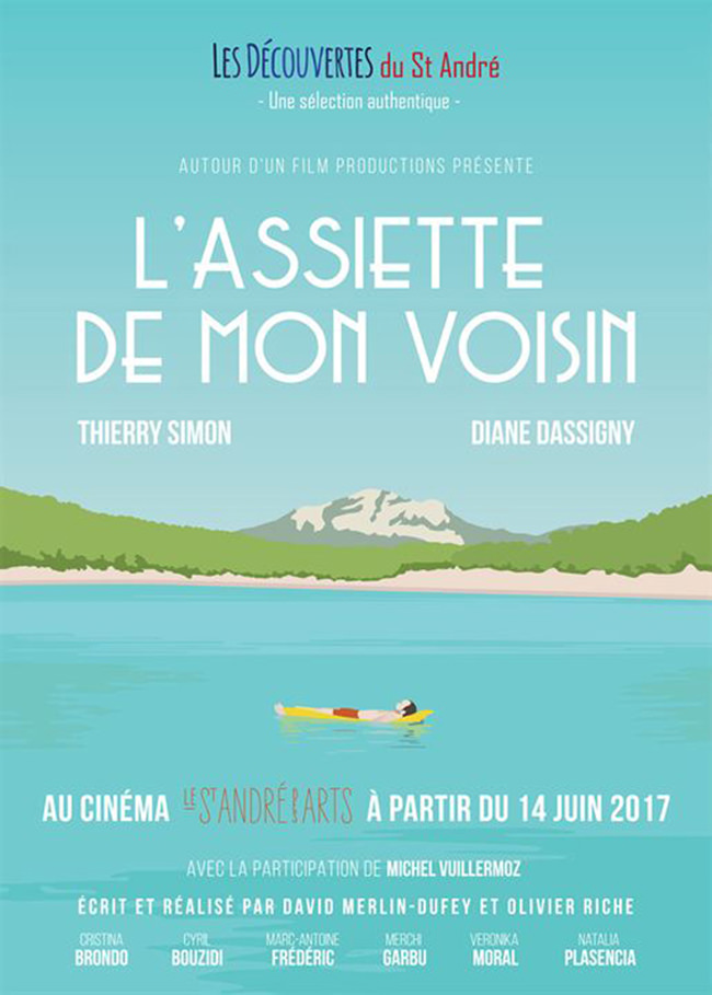 Affiche de L'assiette de mon voisin de David Merlin Dufey et OLivier Riche