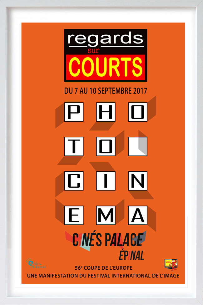 Affiche du festival de courts-métrages, Regards sur courts à Epinal